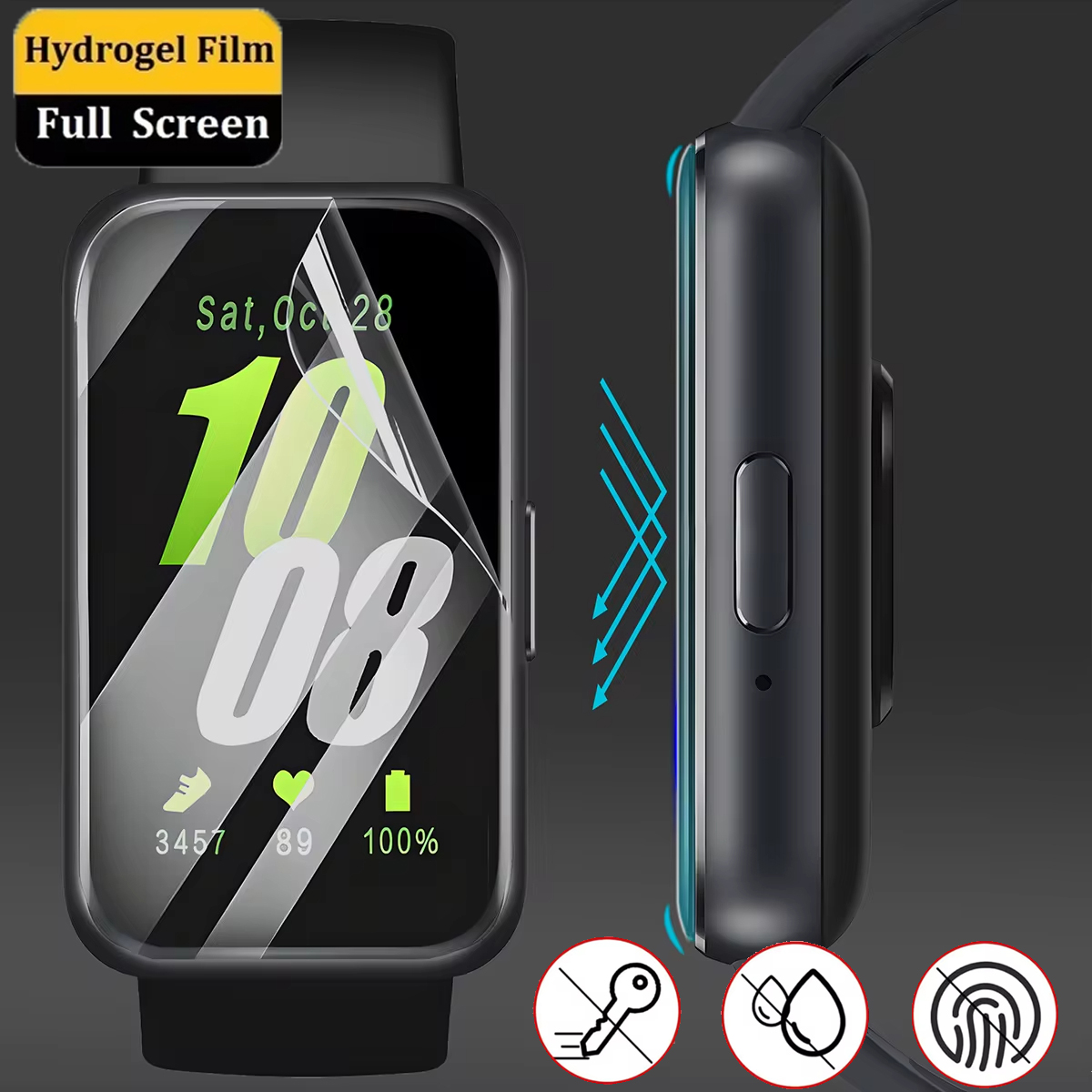 Hydrogel Screen Protector - Film transparent Hydrogel souple HD pour