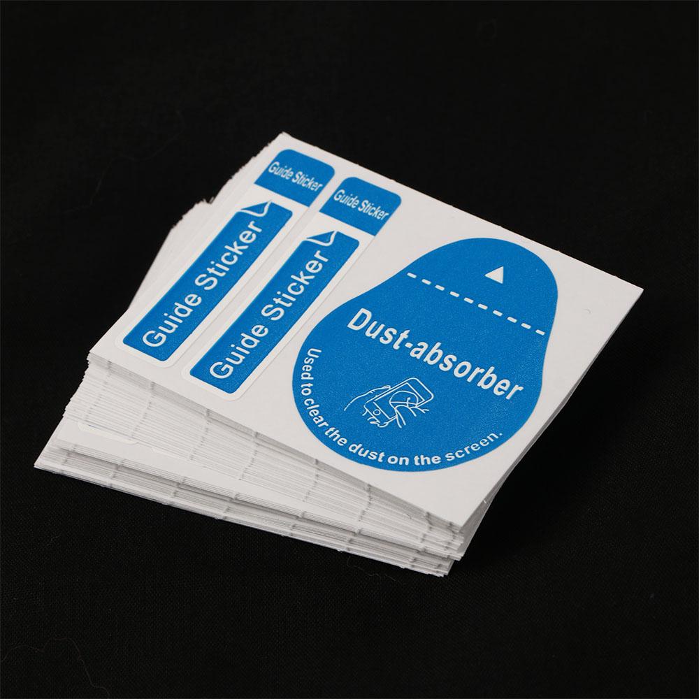 Dust Removal Sticker - Autocollant de guidage pour verre trempé