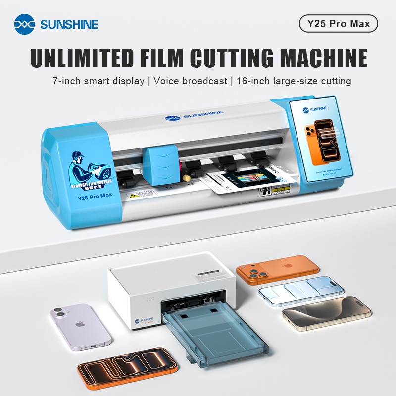 Screen Protector Cutter - SUNSHINE Y25 Pro Max Machine de