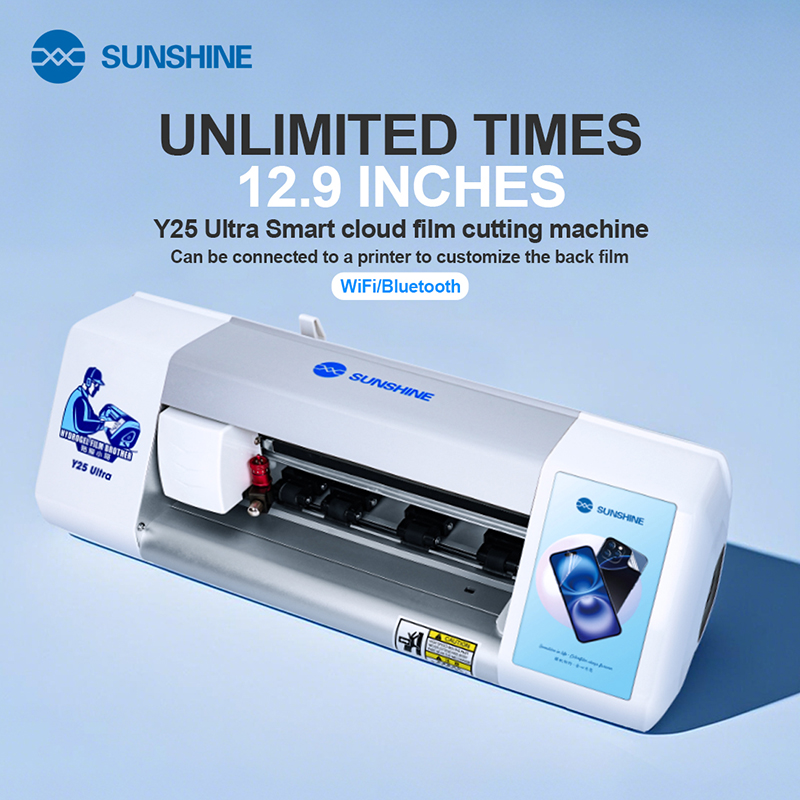 Screen Protector Cutter - SUNSHINE Y25 Ultra illimité fois Machine