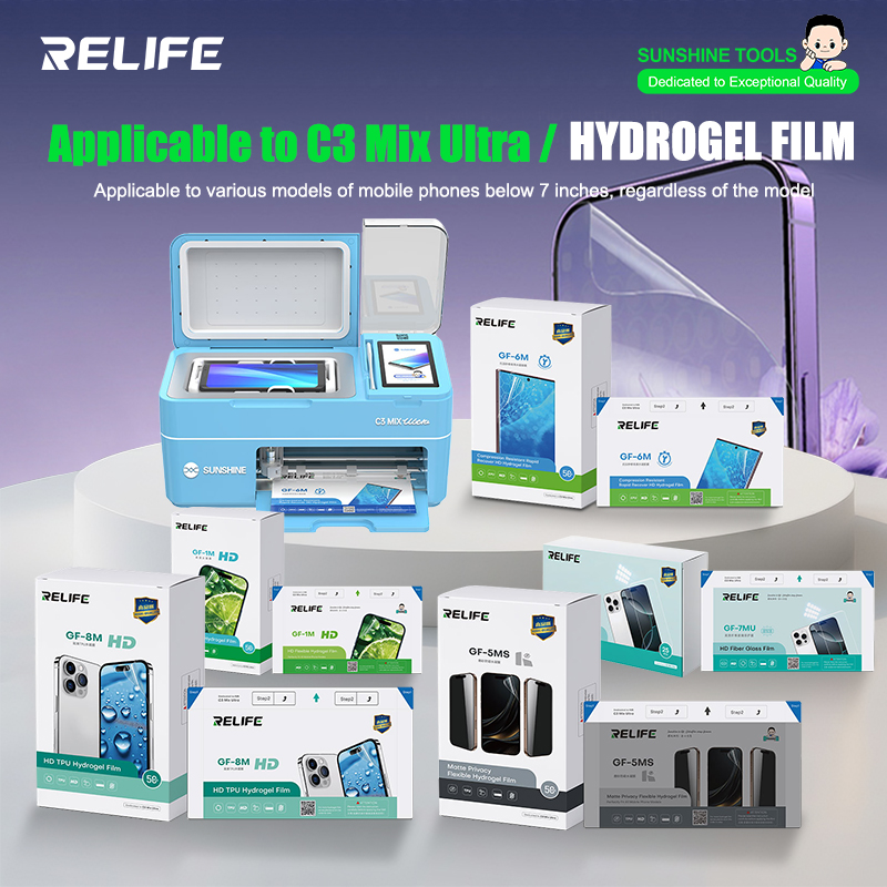 Film Hydrogel RELIFE GF-1M GF- - Screen Protector Cutter avis et prix