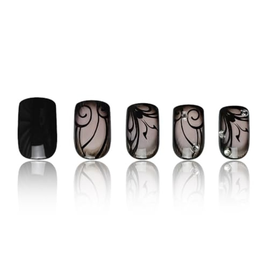 Faux ongles carrés courts à pr - Full Cover Adhesive avis et prix