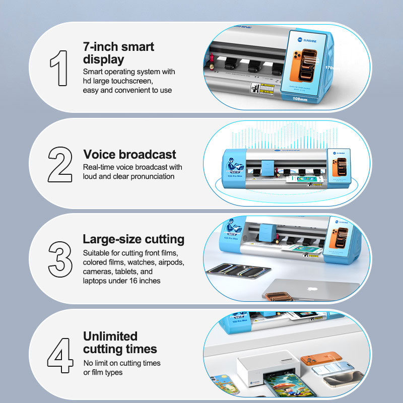 SUNSHINE Y25 Pro Max Machine d - Screen Protector Cutter avis et prix