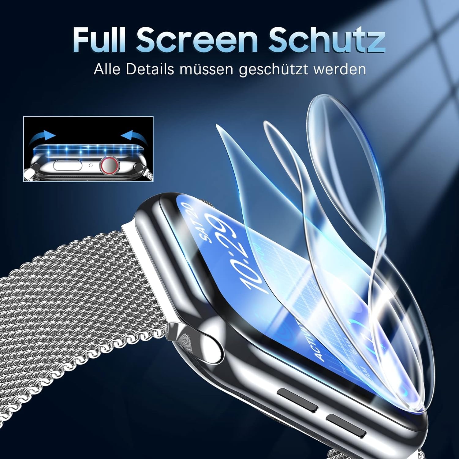 Film Hydrogel pour Apple Watch - Hydrogel Screen Protector avis et prix