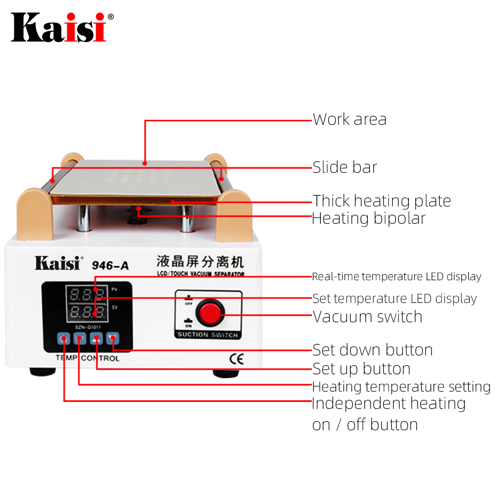 Séparateur d'écran LCD Kaisi 9 - Screen Alignment Tool avis et prix