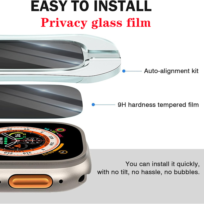 Verre trempé pour Apple Watch  - Privacy Screen Protector avis et prix